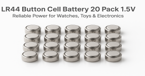 Read more about the article LR44 Button Cell Battery 20 Pack 1.5V – Reliable Power for Watches, Toys & Electronics